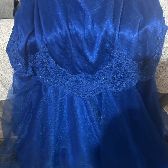 CLARICE PROM DRESS ROTAL BLUE SIZE 0 - Picture 5 of 10